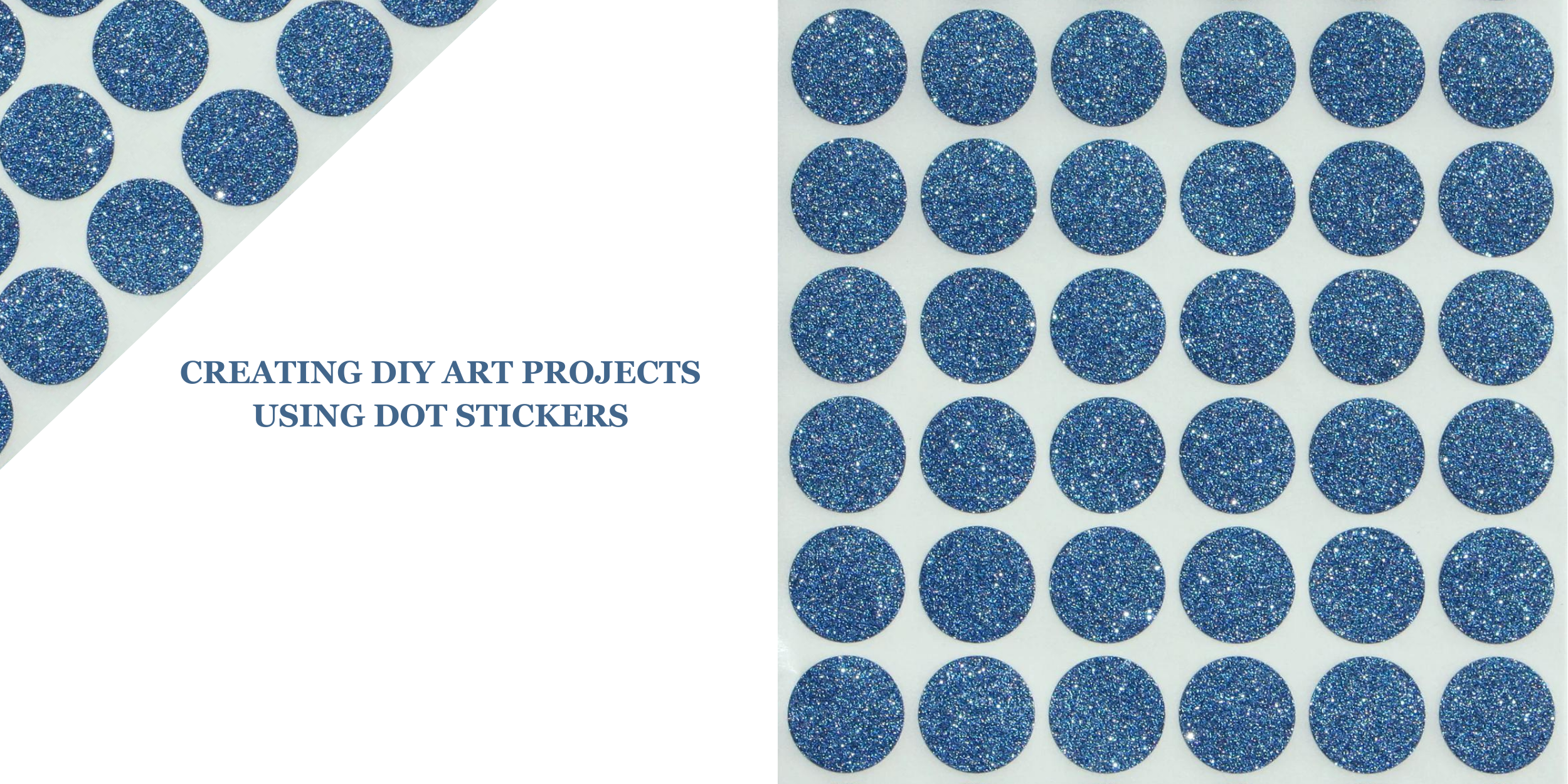Creating DIY Art Projects Using Dot Stickers