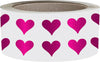 Heart Stickers 1/2 inch Label Rolls 13mm