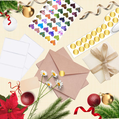 Royal Green Ultimate Holiday Kit – Metallic & Write-On Label Bundle | Seal, Address & Organize | Decorative Christmas Stickers & Gift Tags | Festive Dots & Label Rolls – Limited Edition