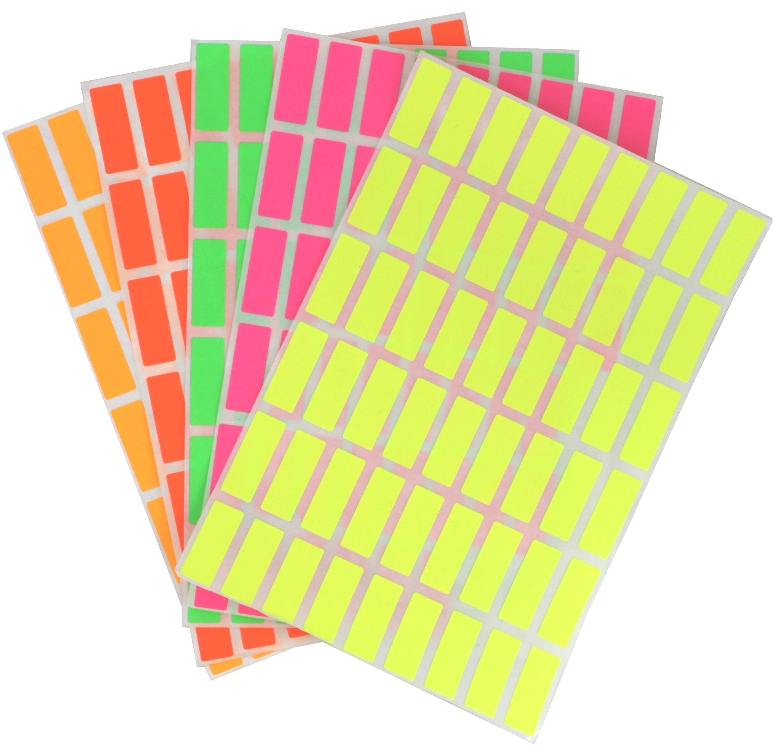 Small rectangular stickers 1 x 3/8 inch Color coding labels 25mm x 10m ...