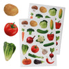 Fruits & Vegetables Stickers for Arts and Crafts.