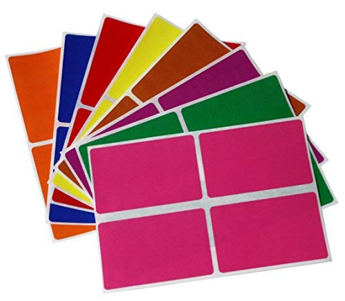Rectangular stickers 3 x 2 inch Combo colors 7.5 cm x 5 cm – Royal ...