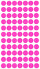 Dot stickers ~ 5/8 inch Neon colors 15mm