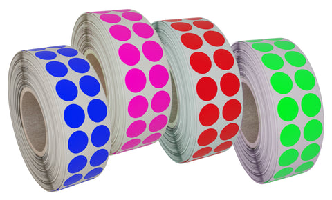 Dot stickers 11/16 inch Rolls 17mm Color coding labels – Royal Green Market