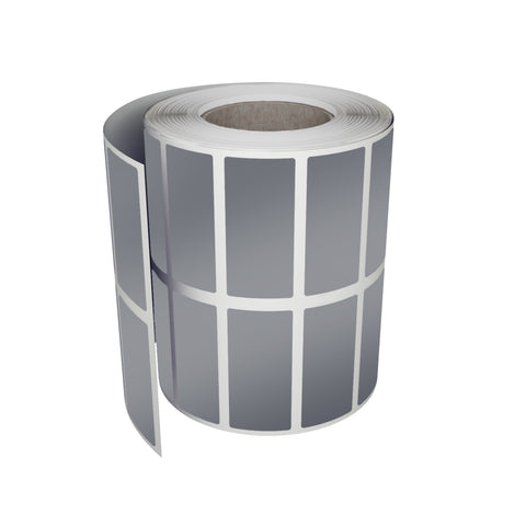 Rectangular Stickers 25mm x 10mm Metallic Label Roll – Royal Green Market