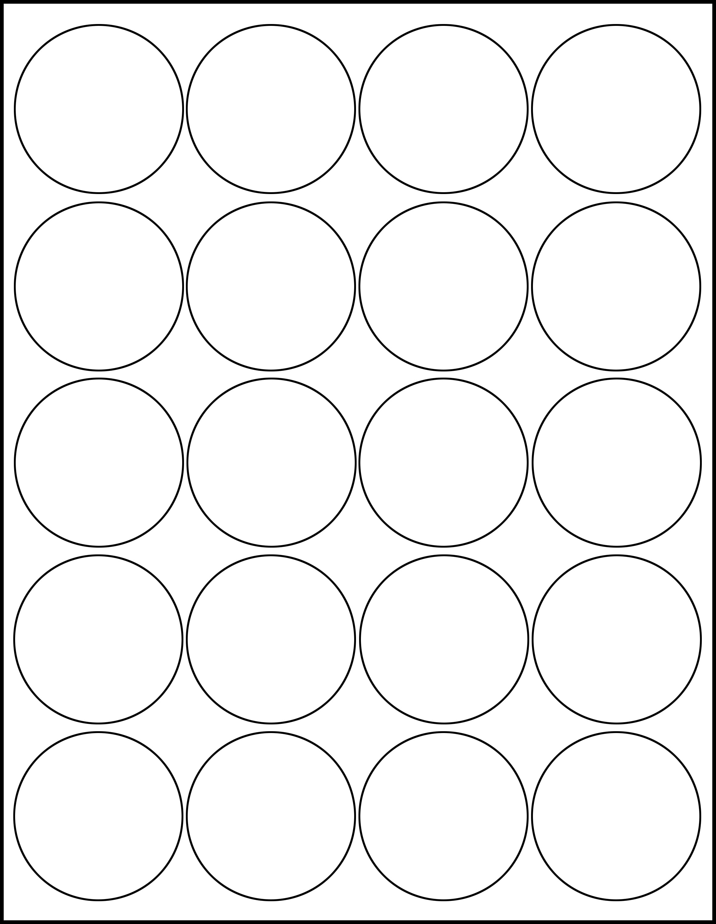 Printable Blank Stickers