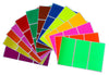 Rectangular stickers 4 x 2 inch Combo colors 102mm x 51mm