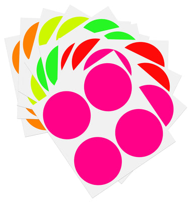 3000 PCS 1 Color Dot Stickers Round Color Coding Labels Circle Colored Dot  Stic – Tacos Y Mas