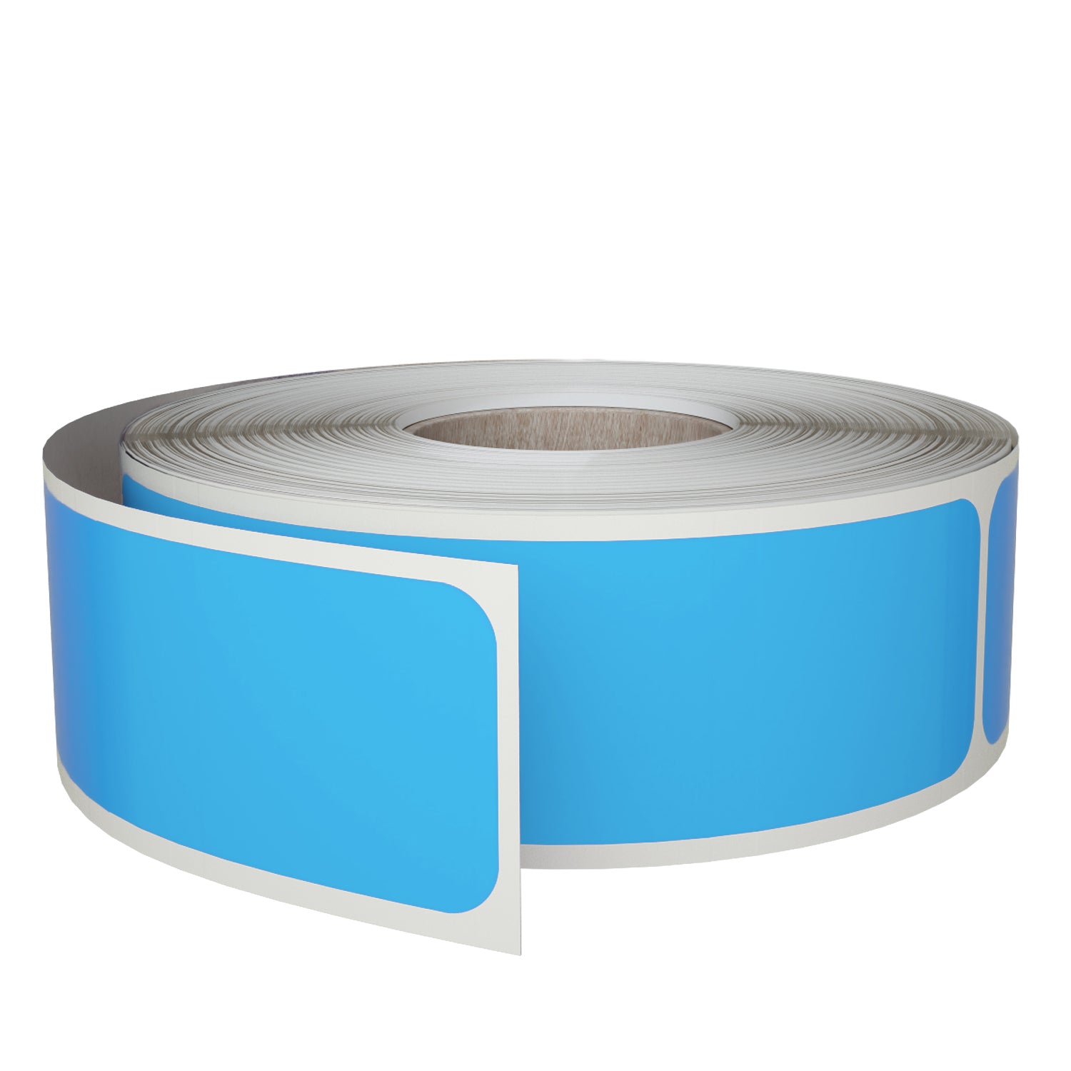 Rectangular Stickers 3x1 inch Label Rolls (75mm x 25mm) – Royal Green ...