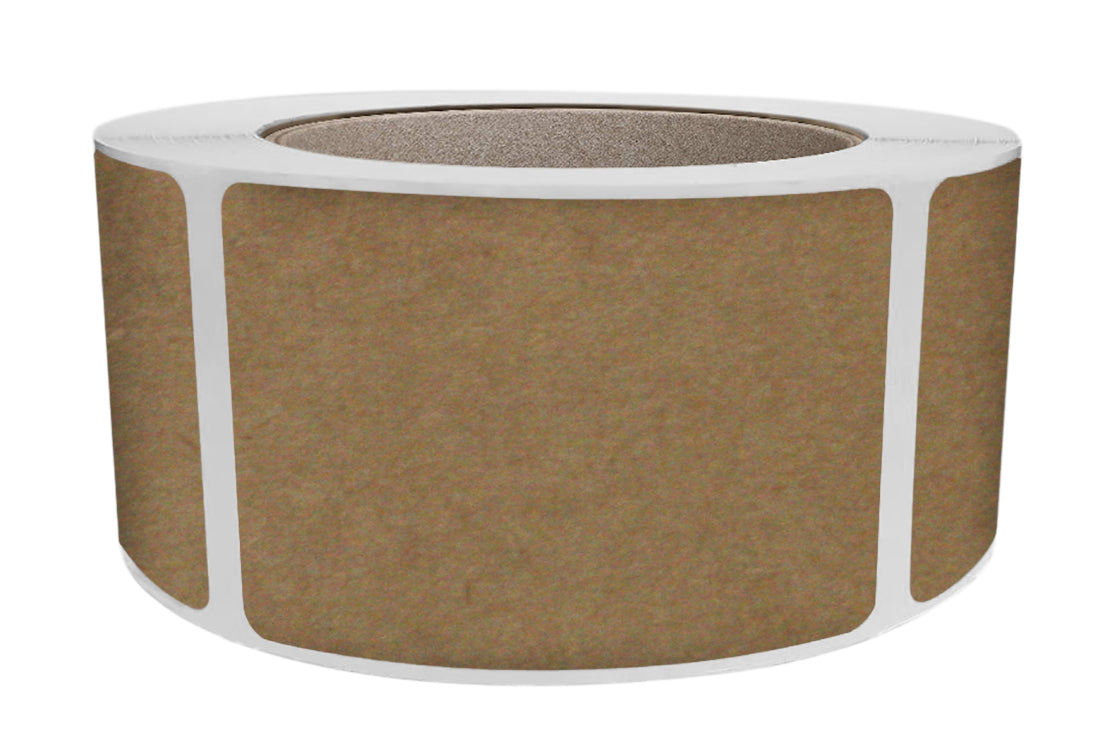 Rectangular Stickers 3x2 inch Label Rolls (76mm x 51mm) – Royal Green ...