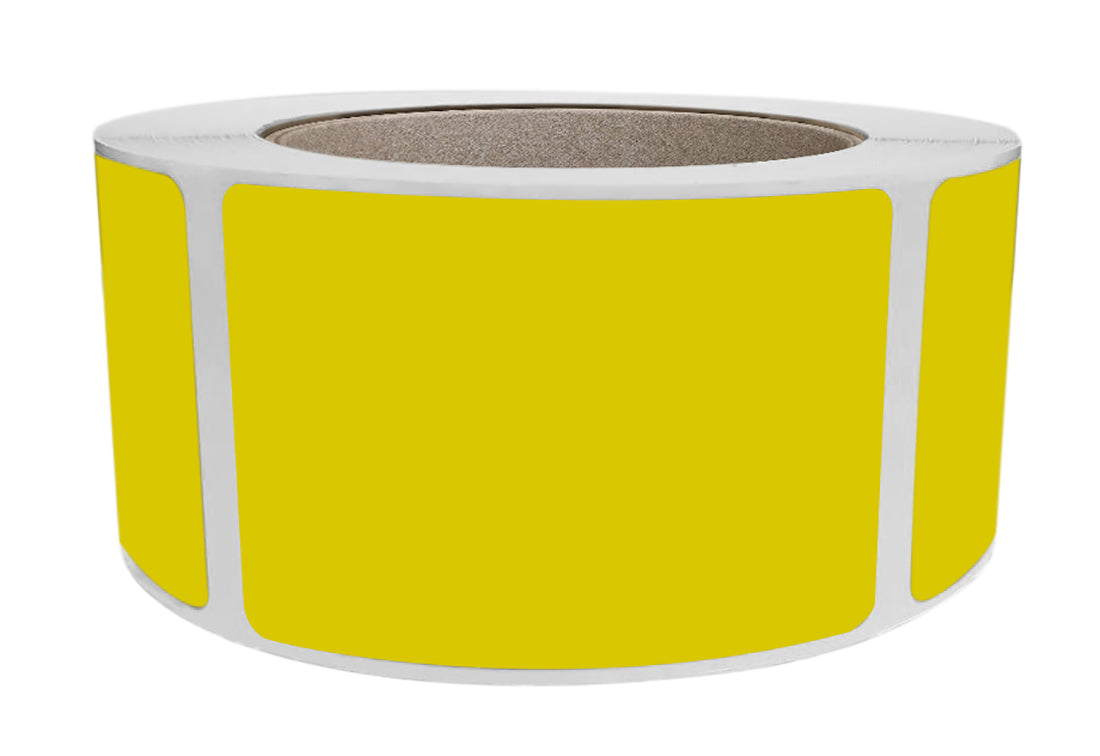 Rectangular Stickers 3x2 inch Label Rolls (76mm x 51mm) – Royal Green ...