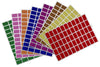 Rectangular stickers 1 x 0.625 inch Combo colors 25.5mm x 16mm