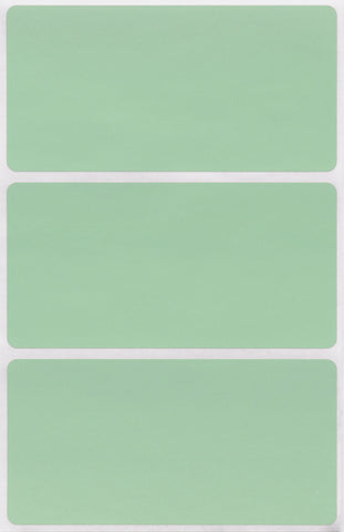 Rectangular stickers 4 x 2 inch Pastel colors 102mm x 51mm