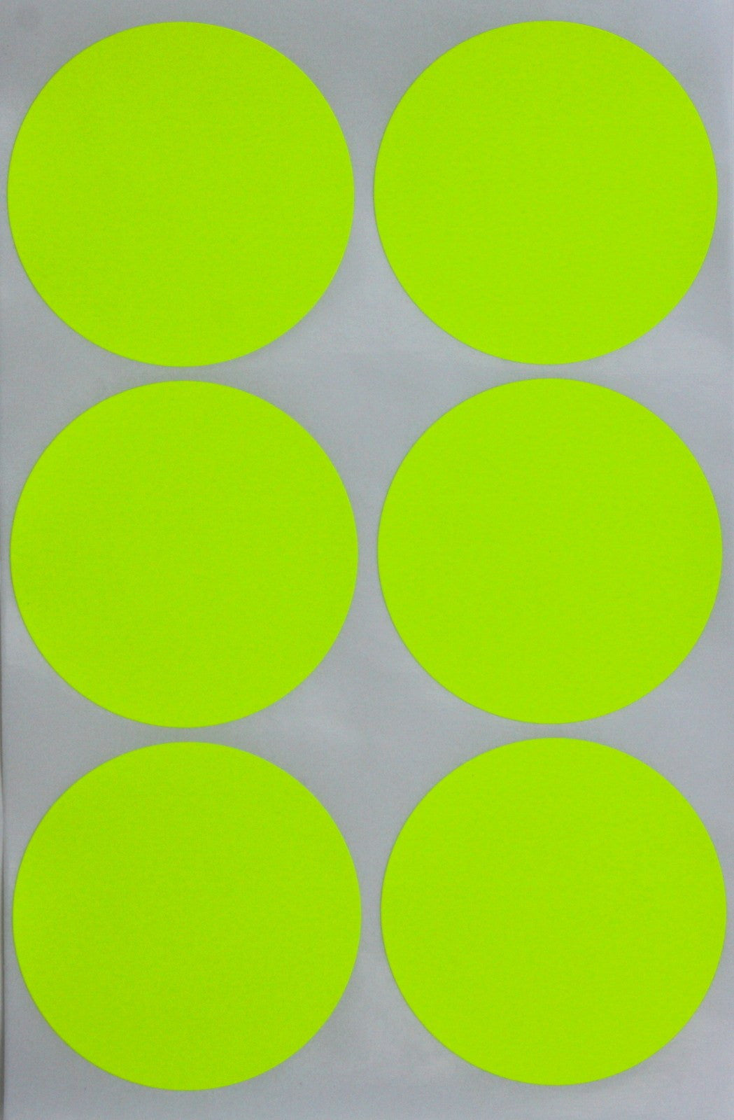 Round neon stickers