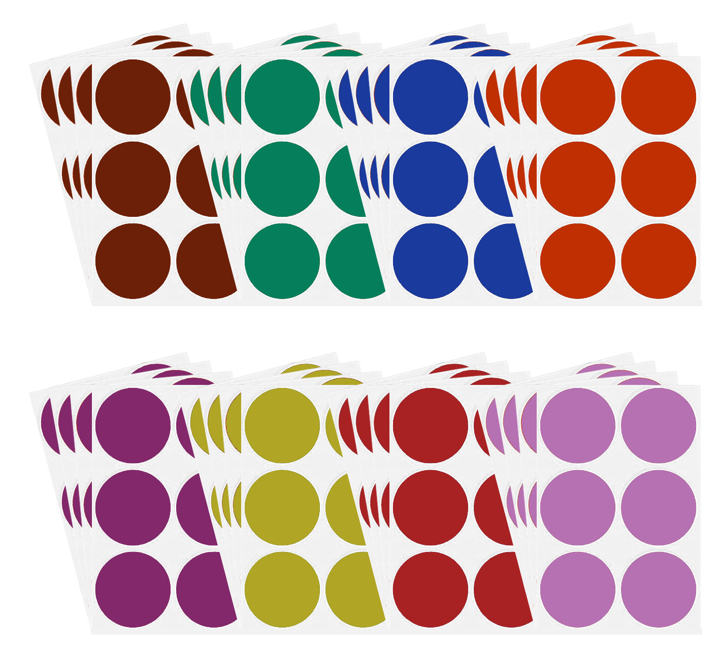 Dot stickers 2 inch Combo colors 50mm – Royal Green Market