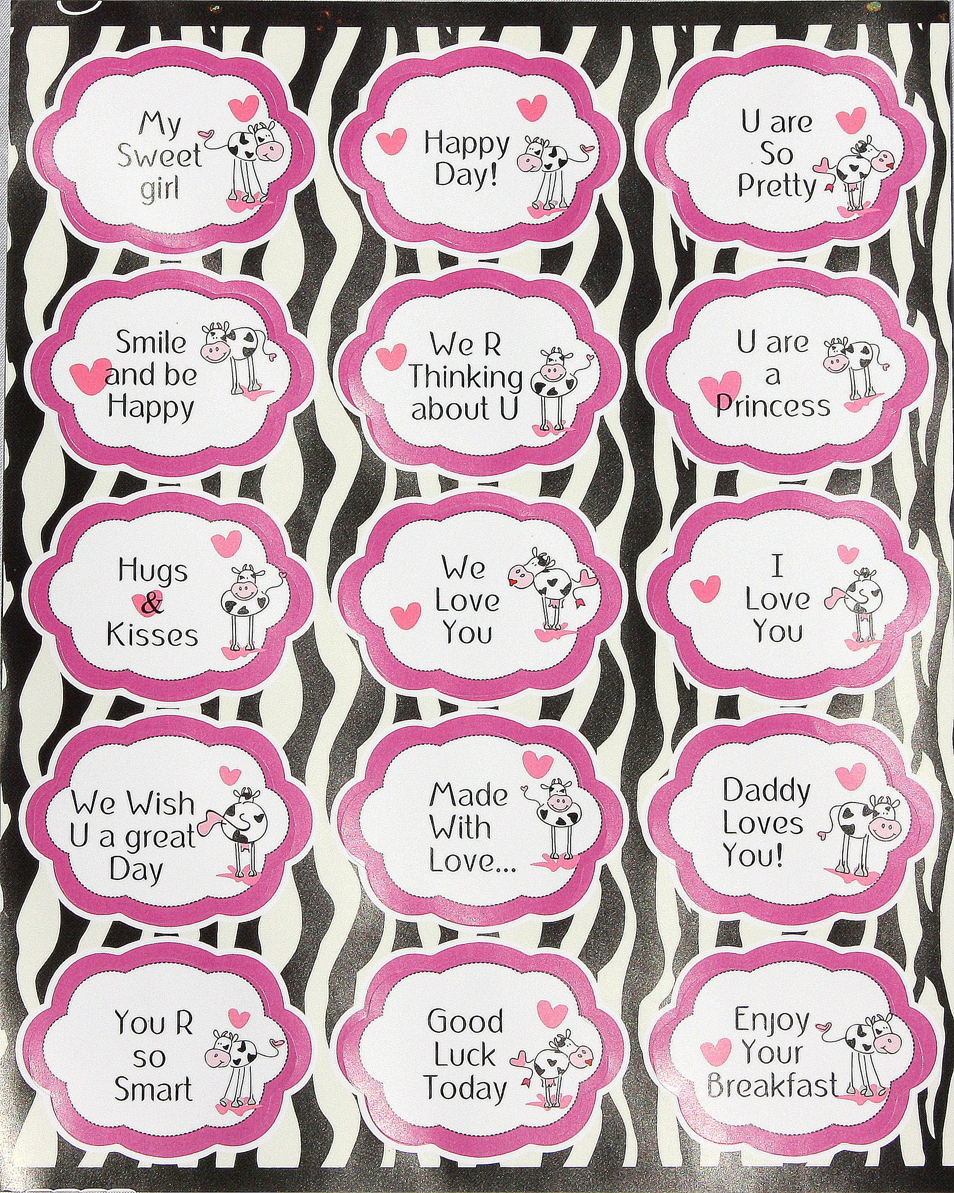 Cute Motivational Stickers for Kids - 30 Pack – Royal Green Market