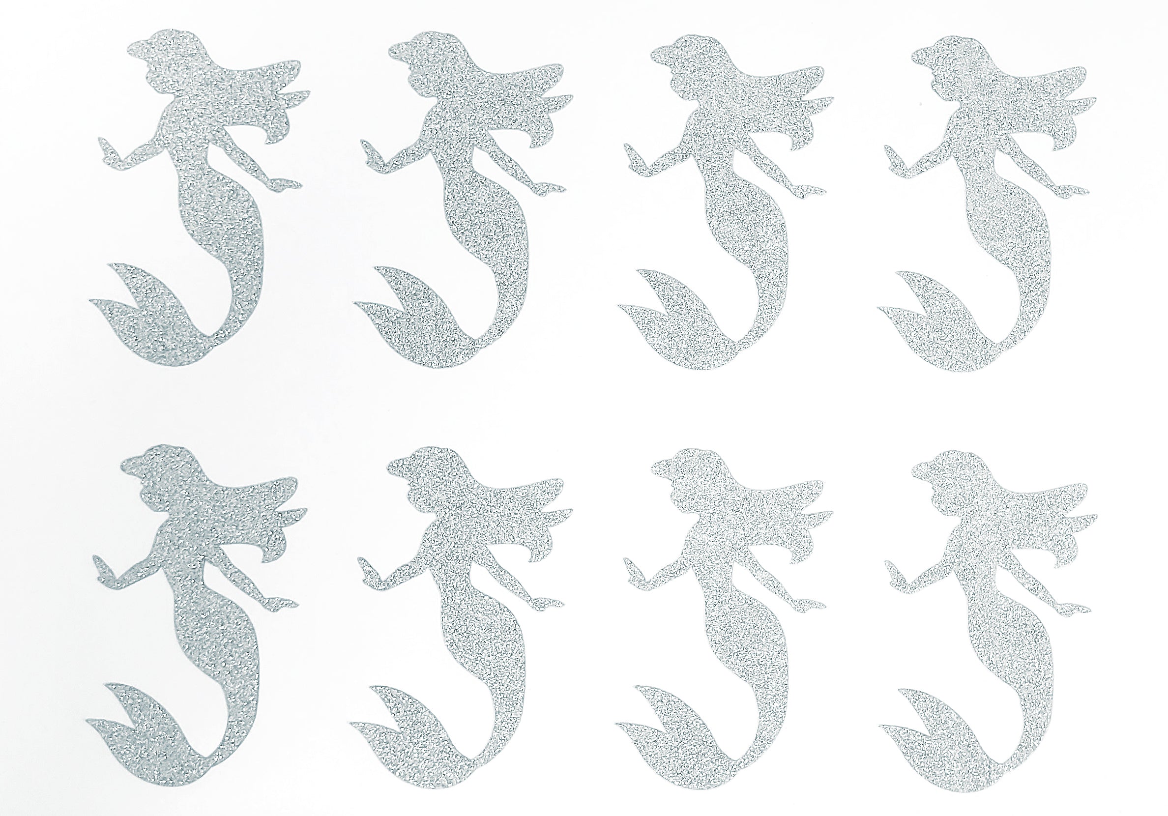Paper Craft Stickers: 5.75x9.45 Alpha Glitter 2 Sheets B) Mermaid Pa –  Dollar N Plus
