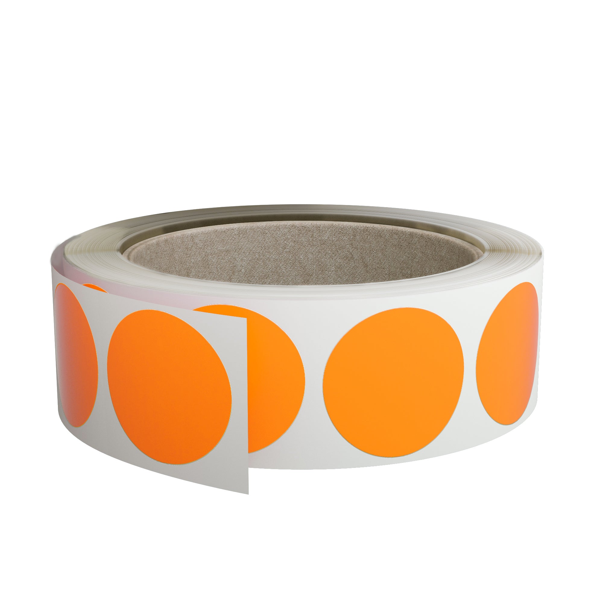 Orange Dot Stickers