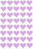 Heart Stickers Labels 3/4 inch 19mm