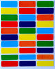 Rectangular Multicolor 1 3/8 x 1/2 inch Stickers