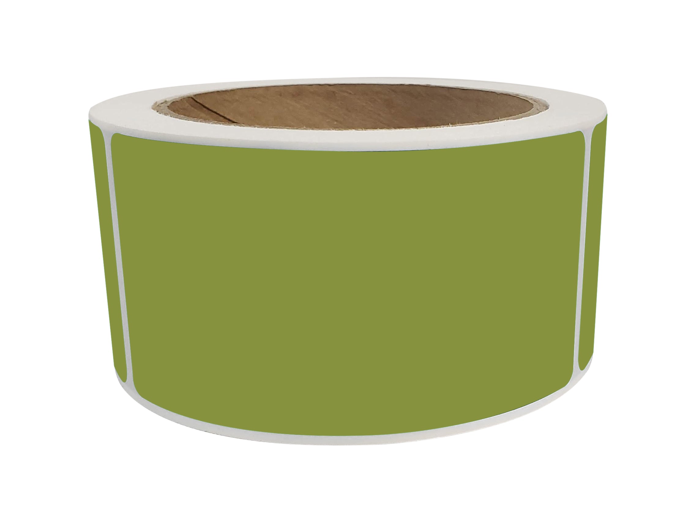 Rectangular Stickers 4x2 inch Label Rolls (100mm x 51mm) – Royal Green ...