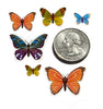 Metallic Butterfly Stickers In 3 Sizes