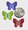 Colorful Butterfly Stickers in Swirls Patterns
