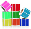 Rectangular stickers rolls 1.57 x 0.75 inch Color coding labels 40mm x 19mm