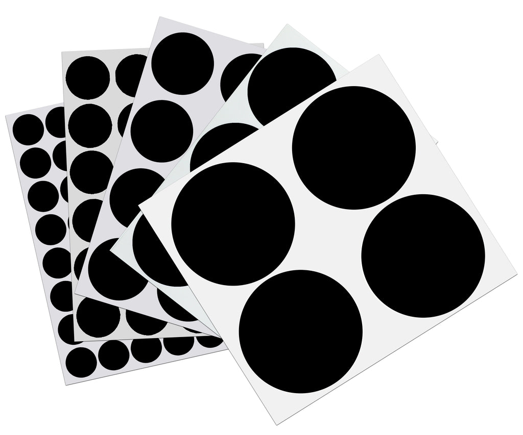 Round Dot Stickers Labels in Assorted Sizes – Royal Green Market