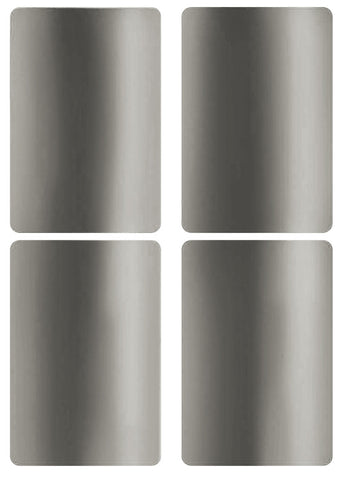 Rectangular stickers 3 x 2 inch Metallic colors 7.5 cm x 5 cm – Royal ...