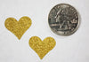 Heart Glitter Stickers 3/4 inch