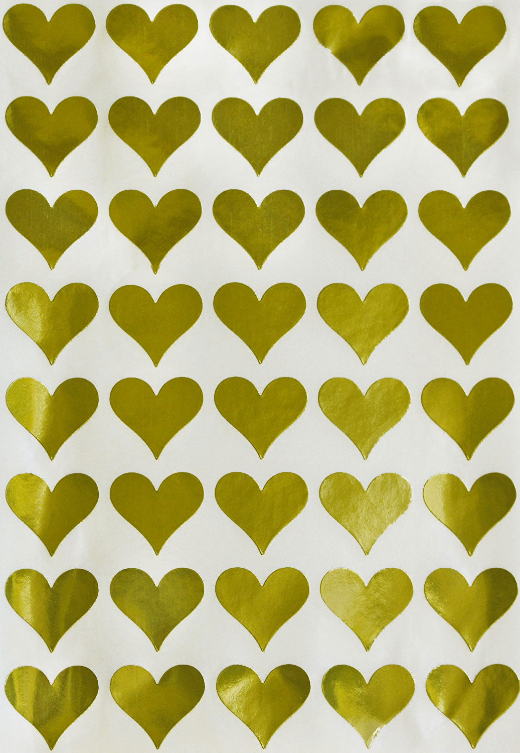 Royal Green Heart Stickers 3/4 inch Label Rolls 19mm 1200 / Red Velvet