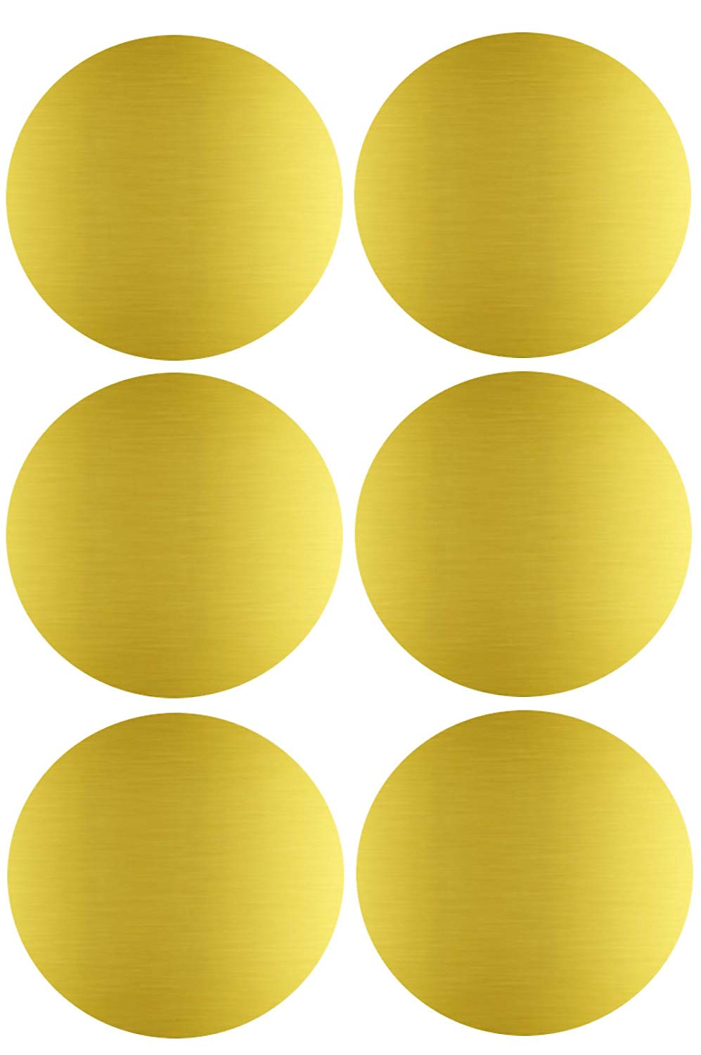 Royal Green 2 Inch Gold Large Round Dot Stickers 50mm (5cm) 1200