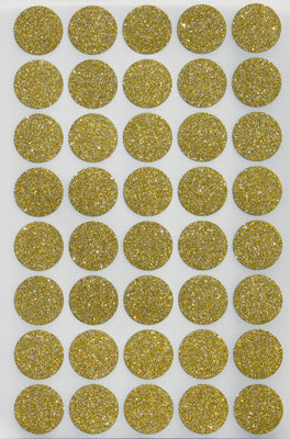 Glitter Dot Stickers 3/4 inch 19mm