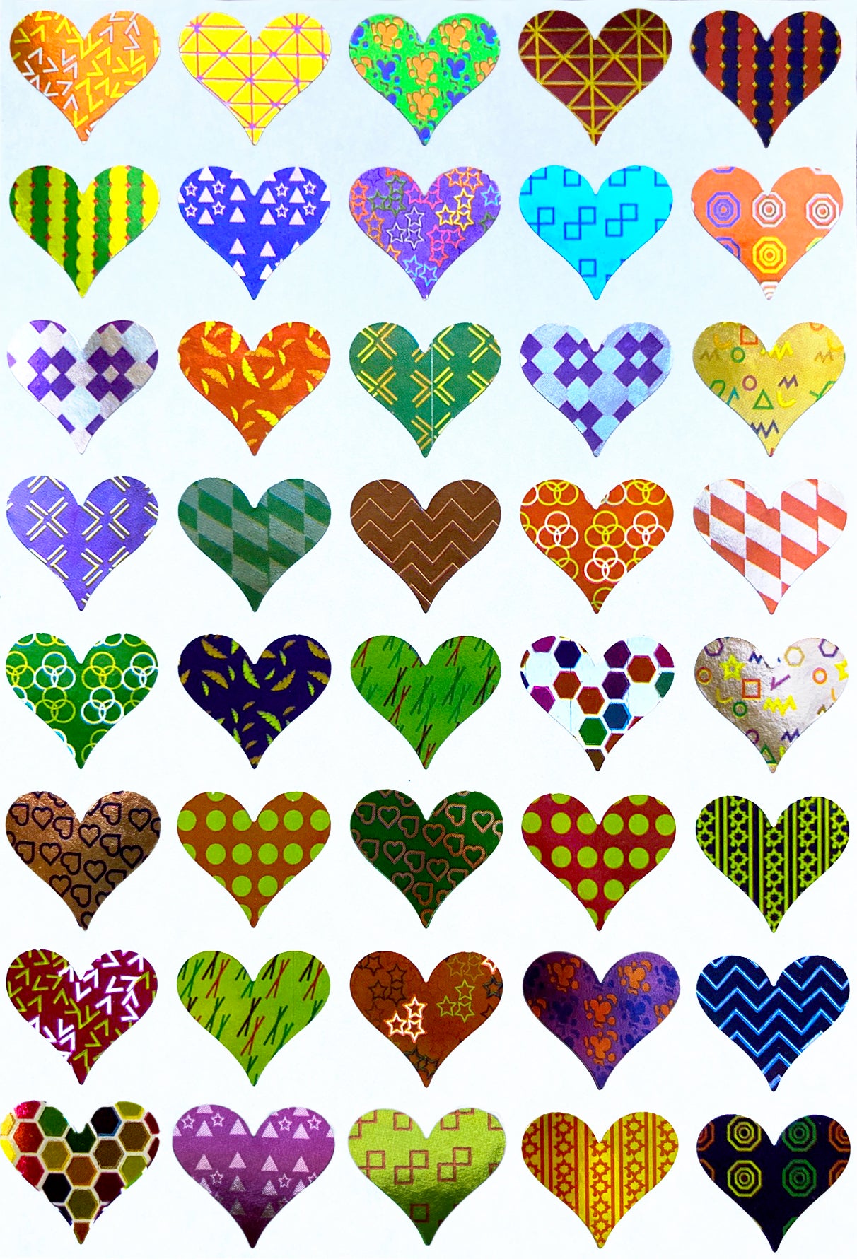  Royal Green Heart Sticker Labels for Stationery Envelopes 3/4  Teacher Supply Stickers, Gift Packaging, Party Favor and Bags in Purple -  400 Pack : Office Products