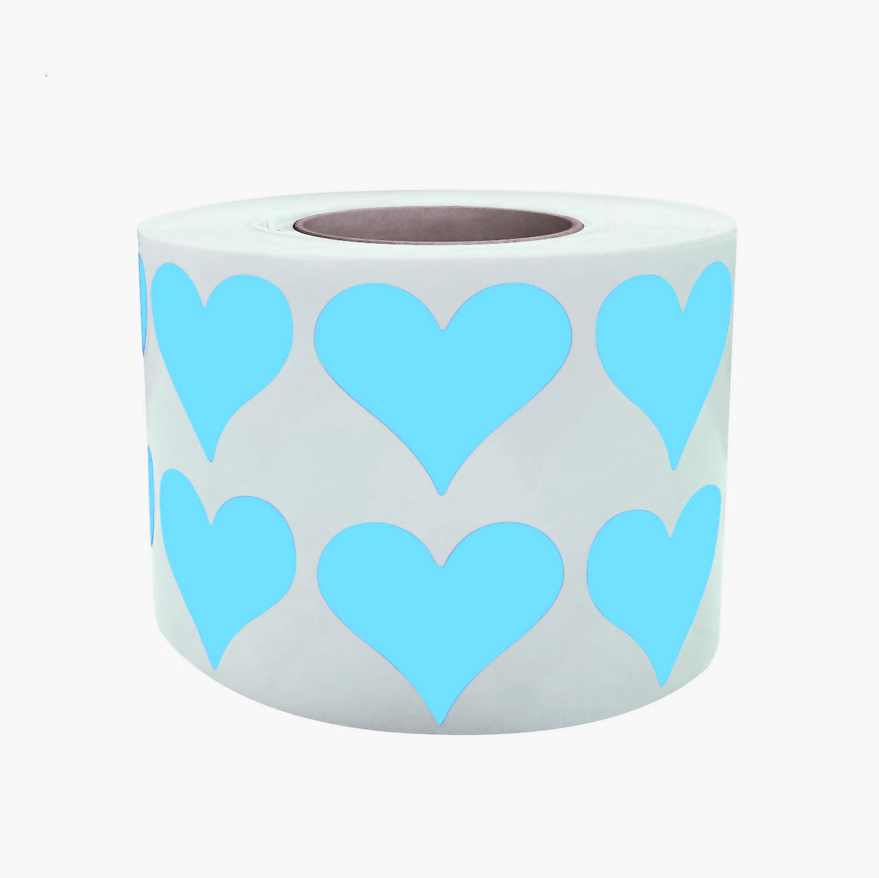 Heart Stickers Labels 3/4 inch 19mm 400 / Black