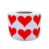 Heart Stickers 3/4 inch Label Rolls 19mm