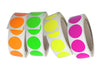 Round stickers 1.25 inch Rolls 30mm Color coding labels
