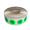 Price Dot Stickers 3/4 Inch Neon Colors in Rolls 19mm