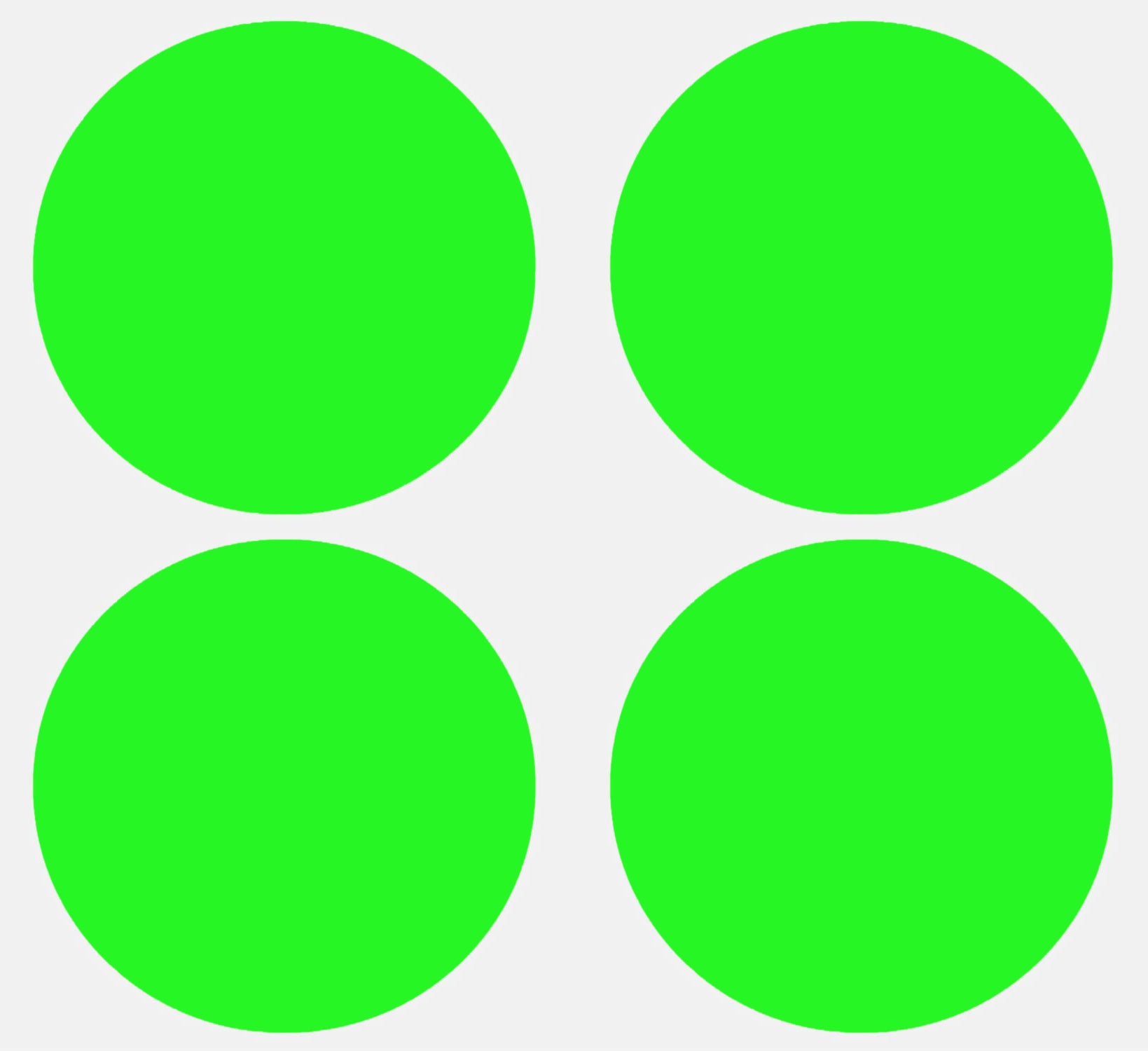 3 Inch Color Stickers Dot stickers 3 inch classic colors 75mm – Royal Green Market
