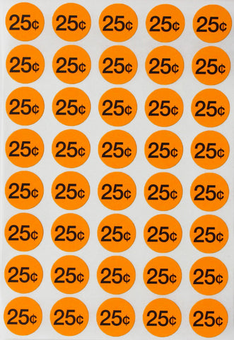 Price Dot Stickers 3/4 Inch Neon Color Labels 19mm