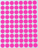 Dot stickers ½ inch Neon colors 13mm