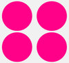 Dot stickers 3 inch neon colors 75mm