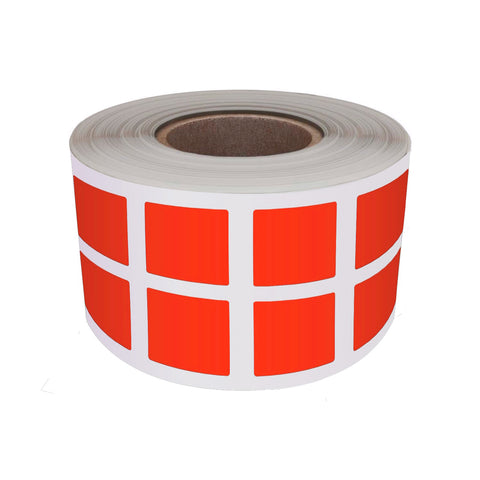 Square Stickers 1x1 inch Label Rolls (25mm x 25mm)