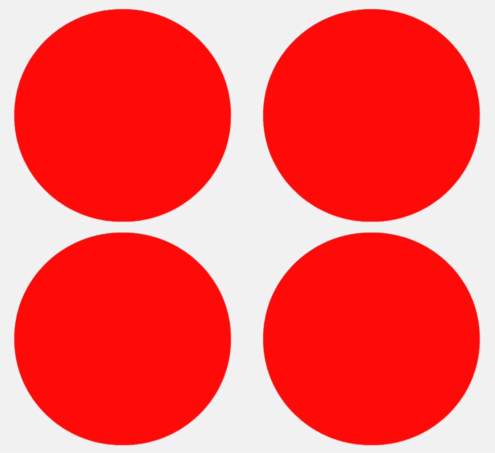 HERMA 240 Red Dot Stickers – 13 Mm Diameter, 5 Sheets, Self-Adhesive Paper Dots For Labeling & Organizing