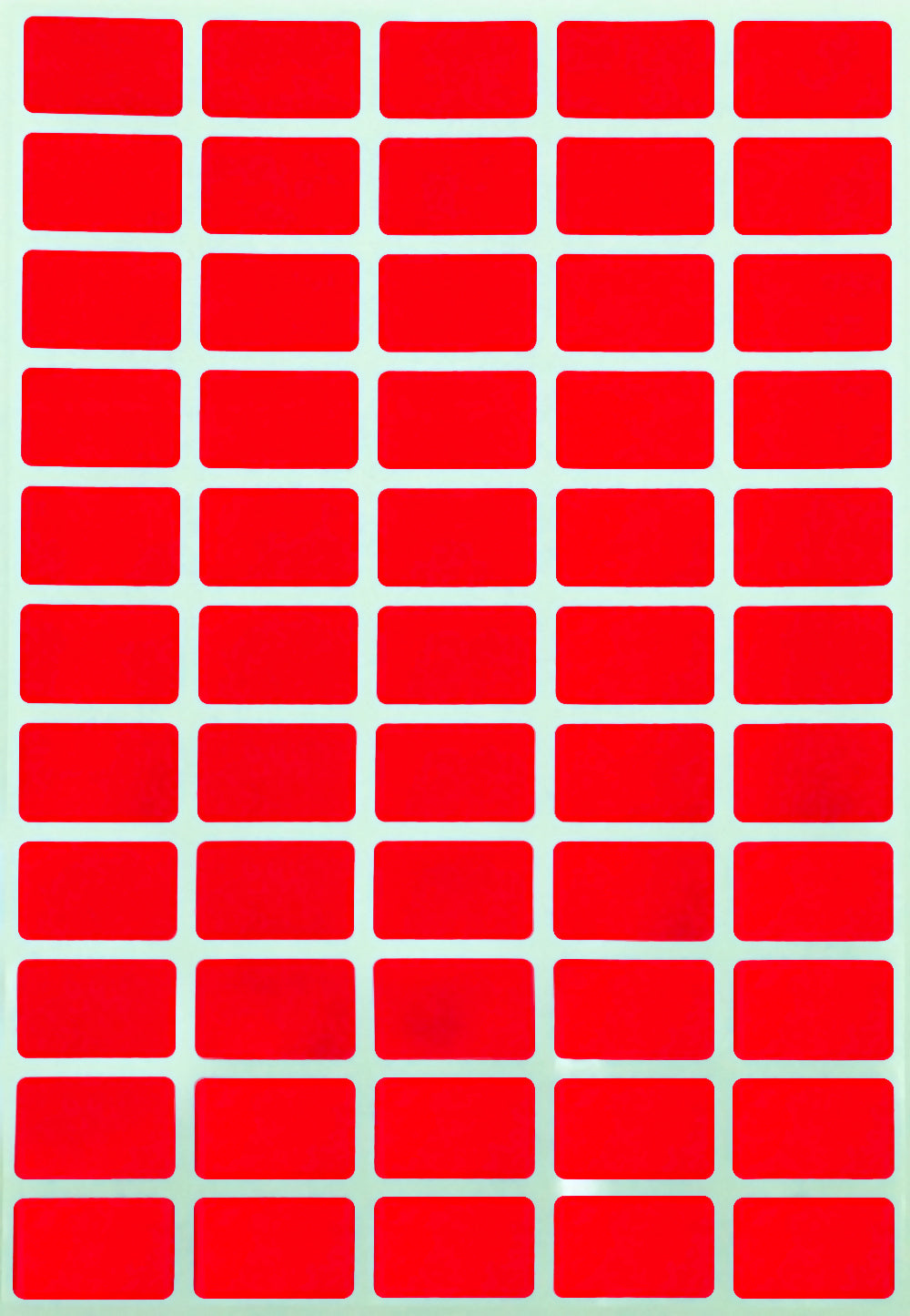 Rectangular stickers 1 x 0.625 inch classic colors 25.5mm x 16mm ...