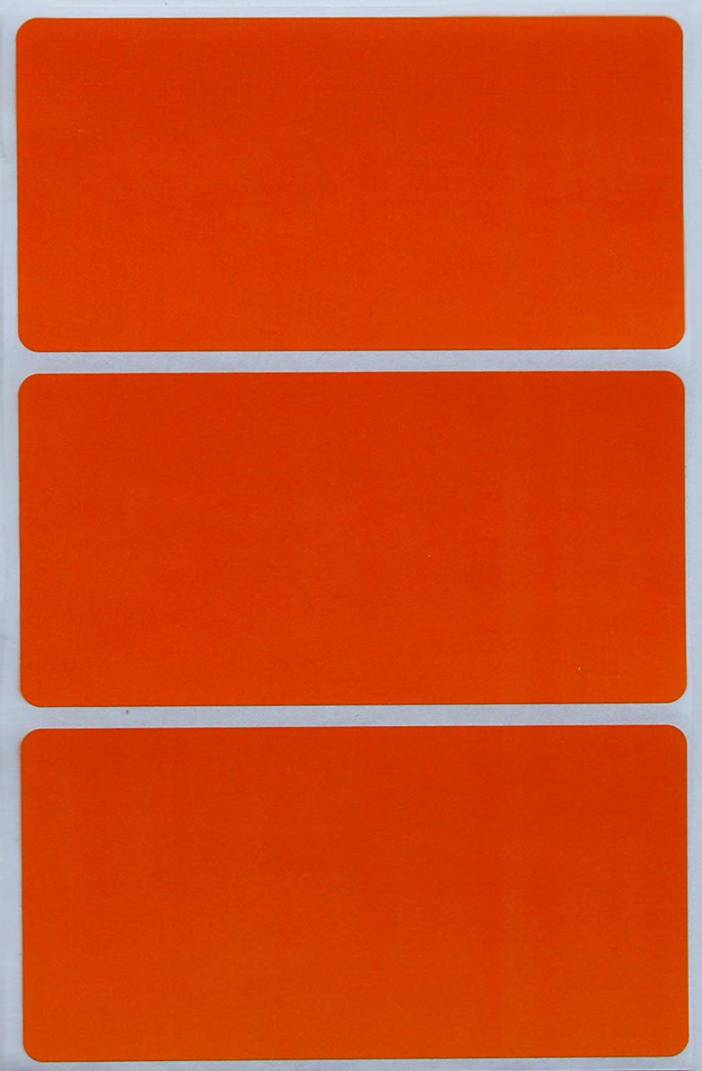 O Color Rectangular Stickers Rectangular stickers 4 x 2 inch classic colors 102mm x 51mm – Royal ...