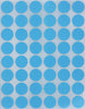 Dot stickers 11/16 inch Pastel colors 17mm