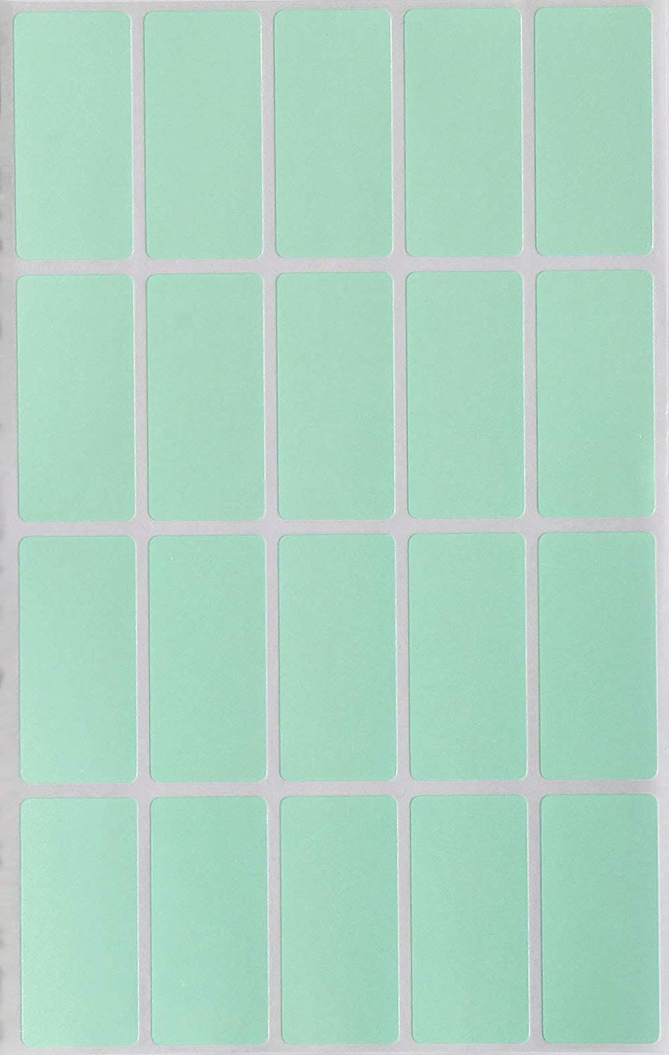 Rectangular stickers 1.57 x 0.75 inch classic colors 40mm x 19mm ...