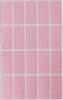 Rectangular stickers 1.57 x 0.75 inch Pastel colors 40mm x 19mm